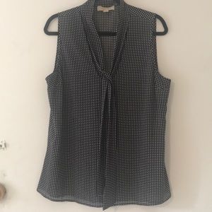 Michael Kors Black & White Blouse